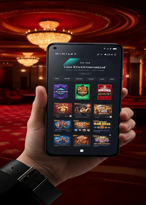 Screenshot of Roospin Casino's vibrant lobby showcasing popular online pokies and generous bonuses for Australian players